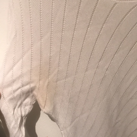 Banana Republic white knit tunic sweater dress - Picture 3 of 5